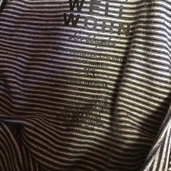 3 for 20 $ bundle Well worn good vibes striped t shirt - Picture 2 of 7